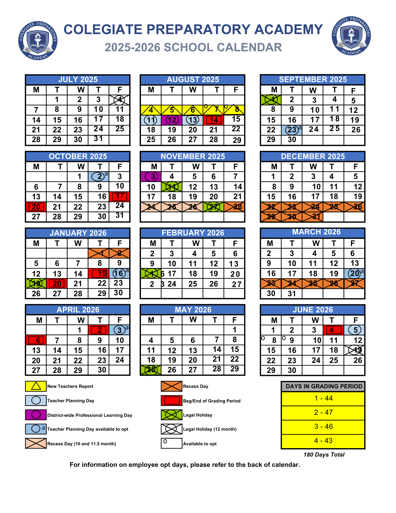 CPA 2024-2025 Calendar